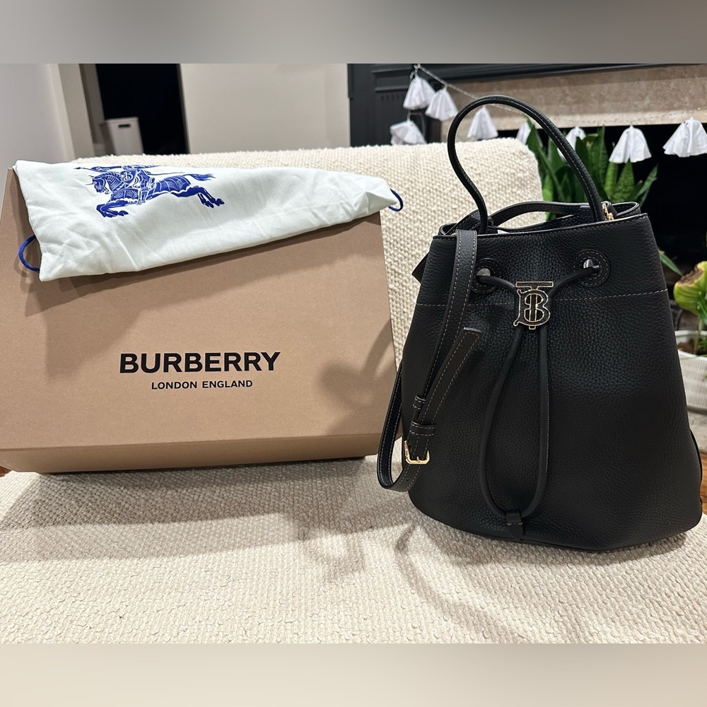 Burberry Small TB Bucket Bag - Picture 3 of 5